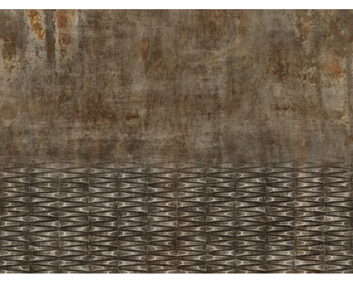 Fliesenmuster mit strukturierter Oberfläche und Industrie-Look