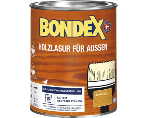 BONDEX Holzlasur eiche hell 750 ml