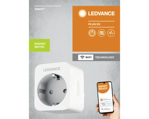 Ledvance Smart+ Zwischenstecker mit Energiezähler und WiFi-Technologie