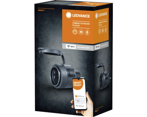 Ledvance Smart+ Kompakter Außenstecker EU Produktverpackung