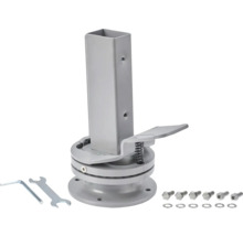 Verstellbarer Gerätefuß mit Befestigungsmaterial und Werkzeug