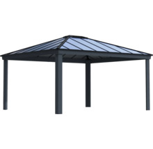 Pavillon mit Dach und Stützpfosten