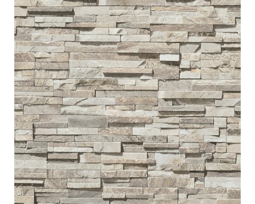 Vliestapete 38816-1 Metropolitan Stories 3 stein-optik beige Wandverkleidung mit Steinoptik für Innen- und Außenbereiche