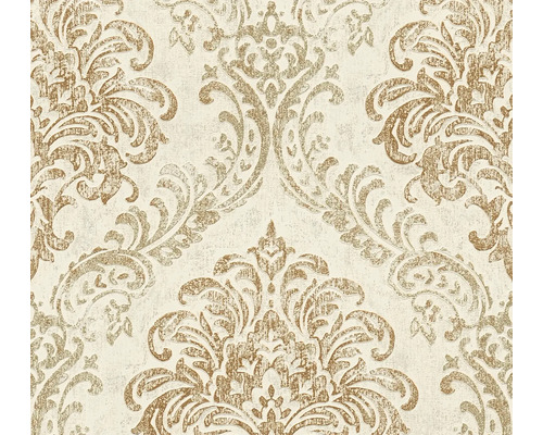 Vliestapete 39112-5 Metropolitan Stories 3 ornament weiß silber Tapete mit floralem Muster