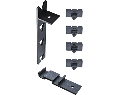 Qlick Blendenhalter 140 inklusive Adapter und Schrauben für zwei Dielen; 4 Stück Qlick Blendenhalter 140 inklusive Adapter und Schrauben für zwei Dielen; 4 Stück