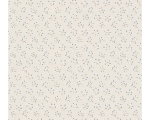 Vliestapete 39074-2 Maison Charme Landhaus Blumen creme Tapete mit Vergissmeinnichtmuster