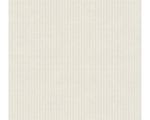 Vliestapete 39076-2 Maison Charme Streifen grau Textiltapete mit Leinenstruktur