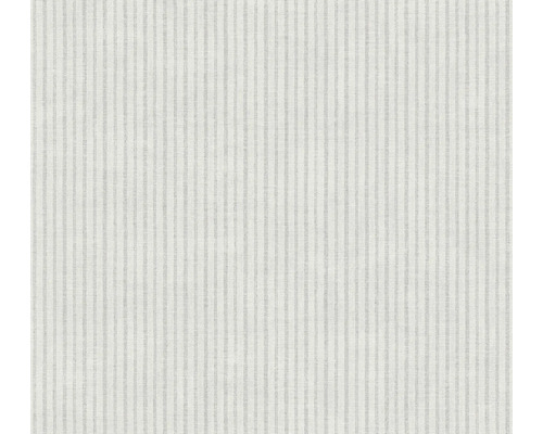 Vliestapete 39076-3 Maison Charme Streifen grau Textilstoff mit Streifenmuster