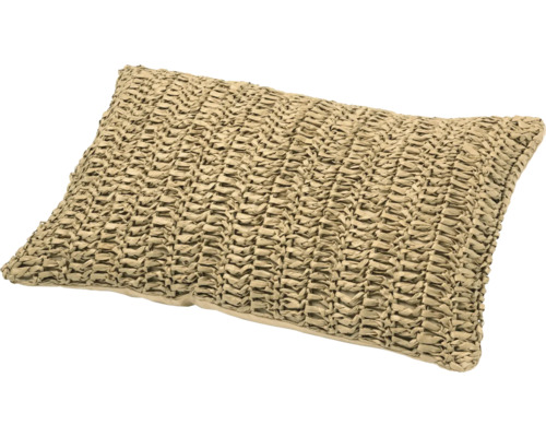Dekokissen mit geflochtener Oberfläche