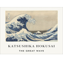 Katsushika Hokusais ''Die große Welle vor Kanagawa'' Kunstdruck