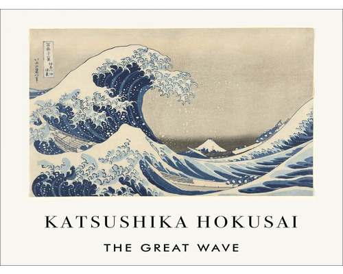 Katsushika Hokusais ''Die große Welle vor Kanagawa'' Kunstdruck