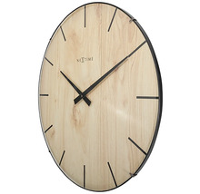 Nextime Wanduhr mit Holzmuster