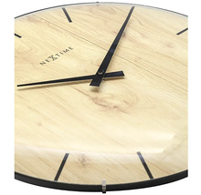 Nextime Wanduhr aus Holz mit Zeitanzeige