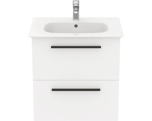 Waschtischunterschrank mit zwei Schubladen und Waschbecken