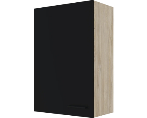 Flex Well Hängeschrank Capri BxTxH 60 x 32 x 89 cm schwarz matt antifingerprint zerlegt Anschlag reversibel 00012591