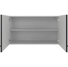 Hängeschrank Flex Well Capri BxTxH 100 x 32 x 54,8 cm Front schwarz matt Korpus wildeiche-thumb-1 Hängeschrank Flex Well Capri BxTxH 100 x 32 x 54,8 cm Front schwarz matt Korpus wildeiche-thumb-1