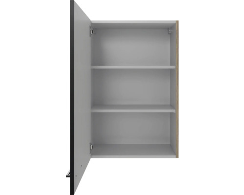 Offener Wandschrank mit drei Regalböden