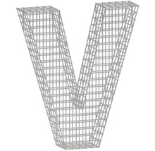 Drahtkorb in V-Form