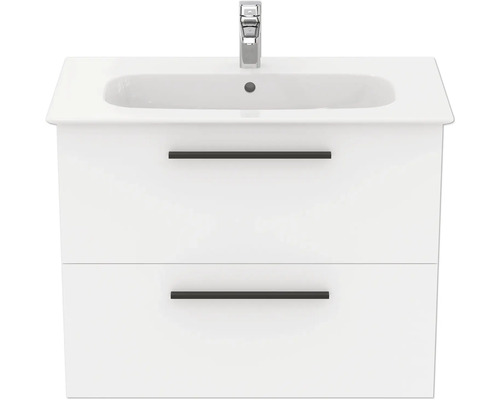 Waschtischunterschrank mit zwei Schubladen und Waschbecken