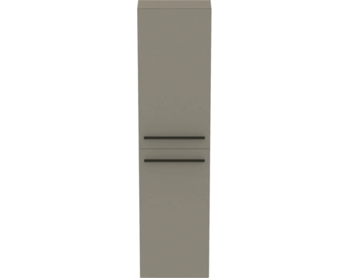 Hochschrank mit zwei Schubladen und Griffen