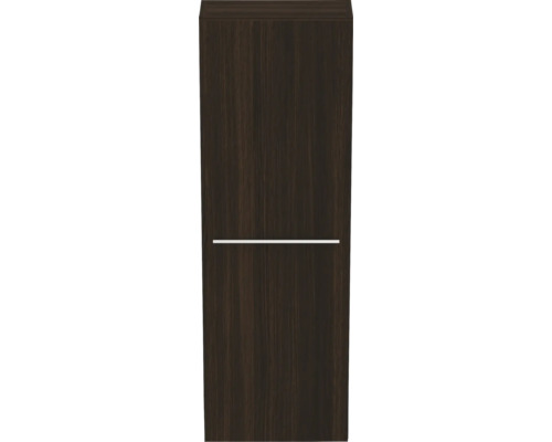 Dunkler Holzschrank mit Griff