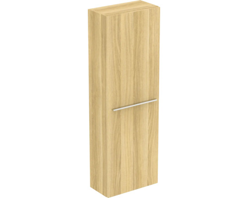 Mittelschrank Ideal Standard i.life S BxHxT 40 x 120 cm x 21 cm Frontfarbe eiche natur matt T5289NX ohne Griff