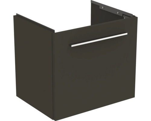 Waschtischunterschrank Ideal Standard i.life S BxHxT 50 x 44 cm x 37,5 cm Frontfarbe carbongrau matt T5290NV ohne Griff