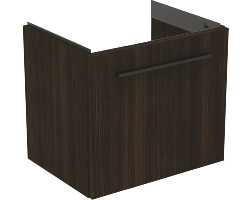 Waschtischunterschrank mit Holzoptik und Griff