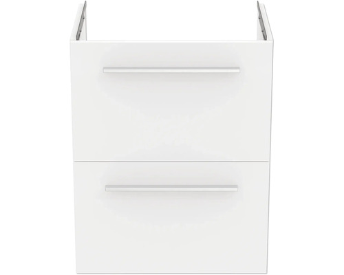 Weißer Waschtischunterschrank mit zwei Schubladen für das Badezimmer