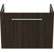 Waschtischunterschrank mit Holzdekor und Griff