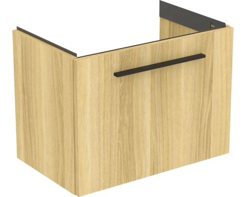 Waschbeckenunterschrank aus Holz mit Griff