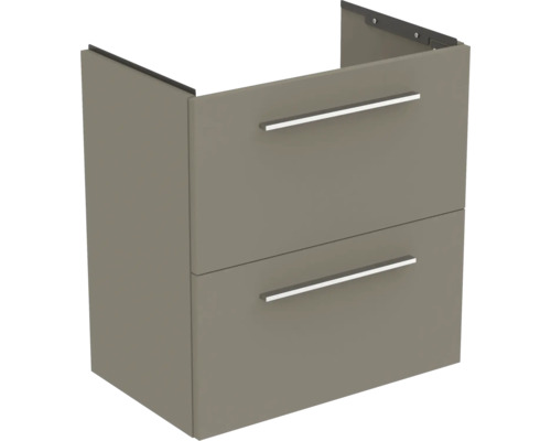 Waschtischunterschrank Ideal Standard i.life S BxHxT 60 x 63 cm x 37,5 cm Frontfarbe quarzgrau matt T5293NG ohne Griff