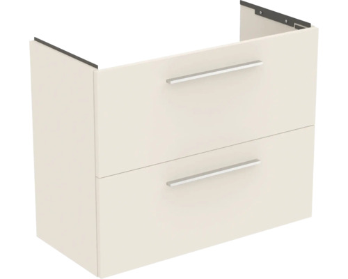 Waschtischunterschrank Ideal Standard i.life S BxHxT 80 x 63 cm x 37,5 cm Frontfarbe sandbeige matt T5295NF ohne Griff