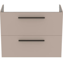 Waschtischunterschrank mit zwei Schubladen und Griffen