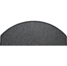 Halbrunde Treppenstufe aus Textil