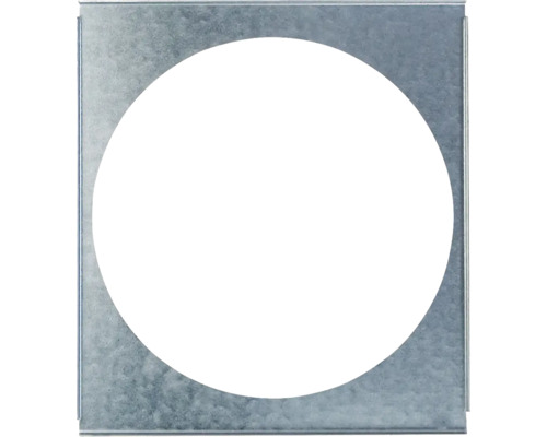 Montagerahmen aus Metall mit kreisförmiger Aussparung