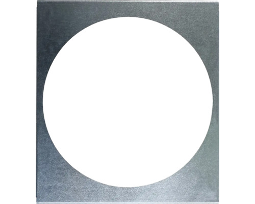 Quadratische Revisionsklappe mit runder Öffnung