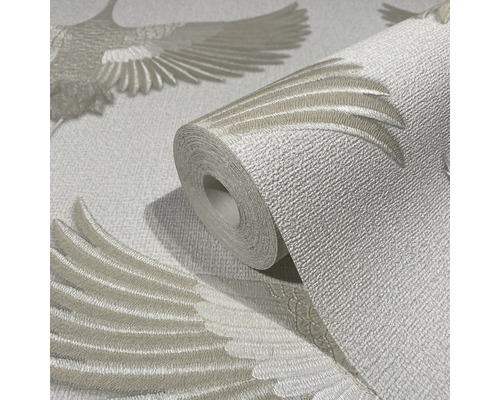 Tapetenrolle mit Kranichmuster