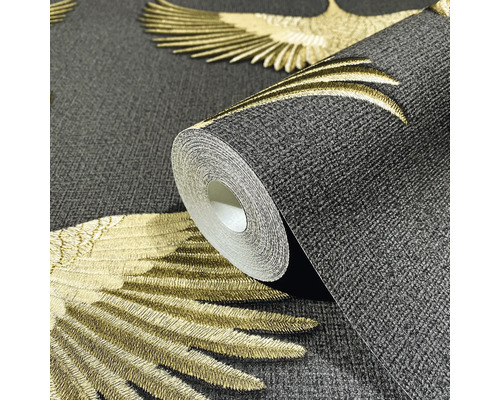 Tapetenrolle mit Vogelmuster