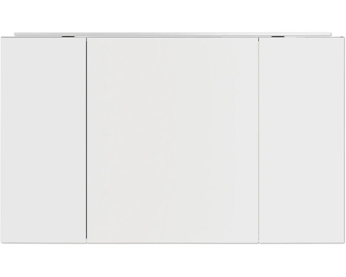 Spiegelschrank NOBILIA Programm 1-6 185 120 x 21 x 72 cm weiß LED IP 44