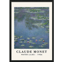 Gerahmter Kunstdruck Claude Monet Wasserlilien 1906