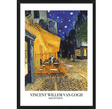 Gerahmtes Poster Nachtcafé von Vincent Willem van Gogh