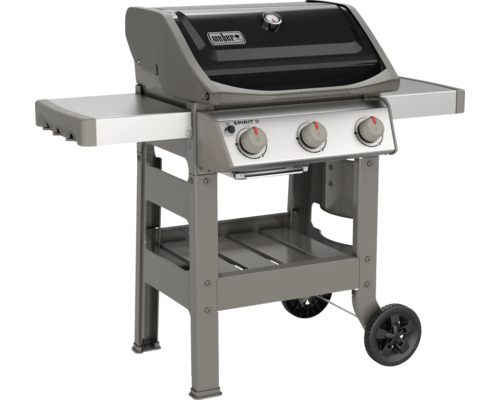 Weber Spirit II Gasgrill mit drei Brennern und Seitentischen