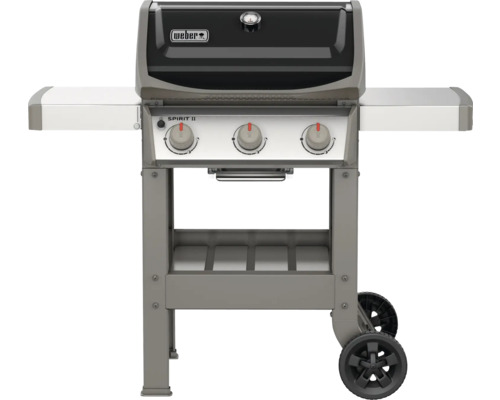 Weber Gasgrill Spirit II E-310 GBS grau silber, 3 Edelstahlbrenner, Grillbereich 60 x 46 cm iGrill 3-Kompatibilität, kompatibel mit GBS-Grillrosteinsätze