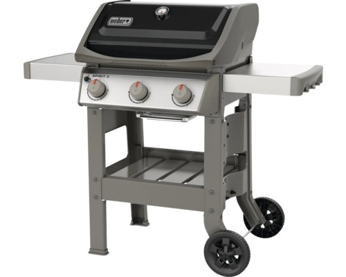 Weber Spirit II Gasgrill mit drei Brennern, Ablageflächen und Untergestell