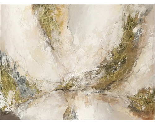Glasbild Brown-Silver-Gold VII 80x60 cm