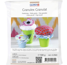 Glorex Granulex Granulat, feinkörniges Füllmaterial für Kissen, Puppen und Teddys, 500 Gramm