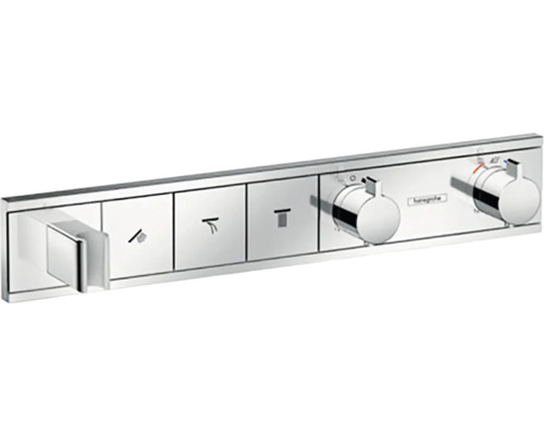 hansgrohe Badewannenarmatur Unterputz RainSelect 3 Verbraucher chrom ohne Unterputzgrundkörper 15356000