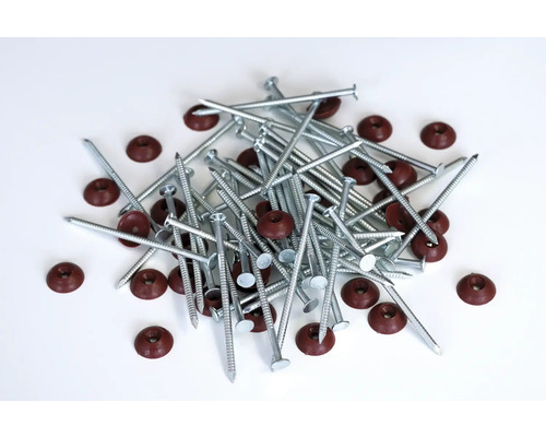 Nagelset mit Dichtscheiben