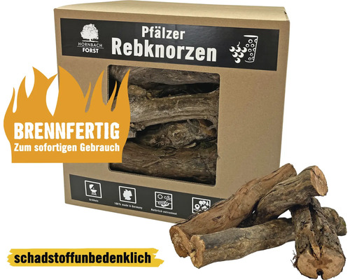 Grillholz HORNBACH FORST Grillknorze / Rebknorze im Karton Rebstöcke zum Grillen-0
